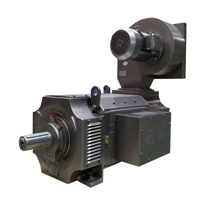 What is the role of the stator in a locomotive motor?